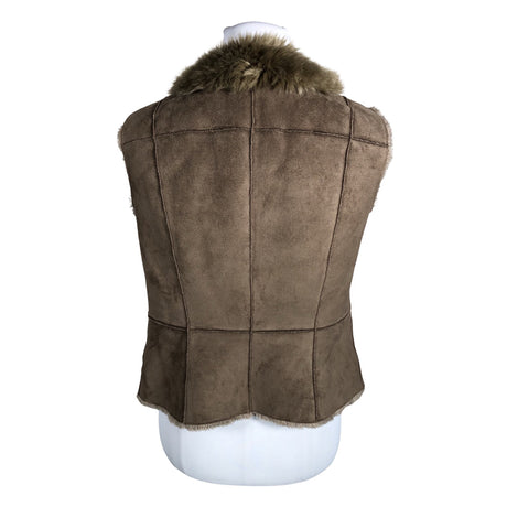 Unisex Gerry Weber - Faux fur vest, size 38 - Brown (2)