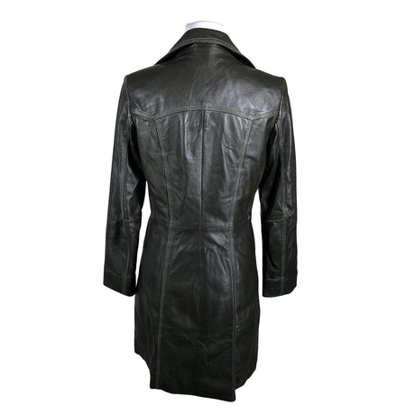 Unisex Rock'n Blue - Leather jacket, size 38 - Brown (2)