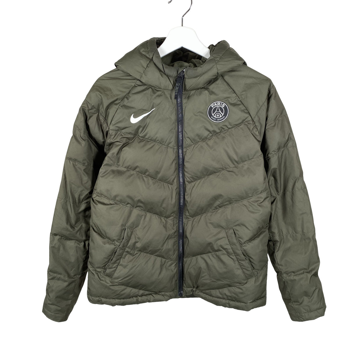 Unisex Nike - Winter jacket, size 158 - 164 - Green (1)