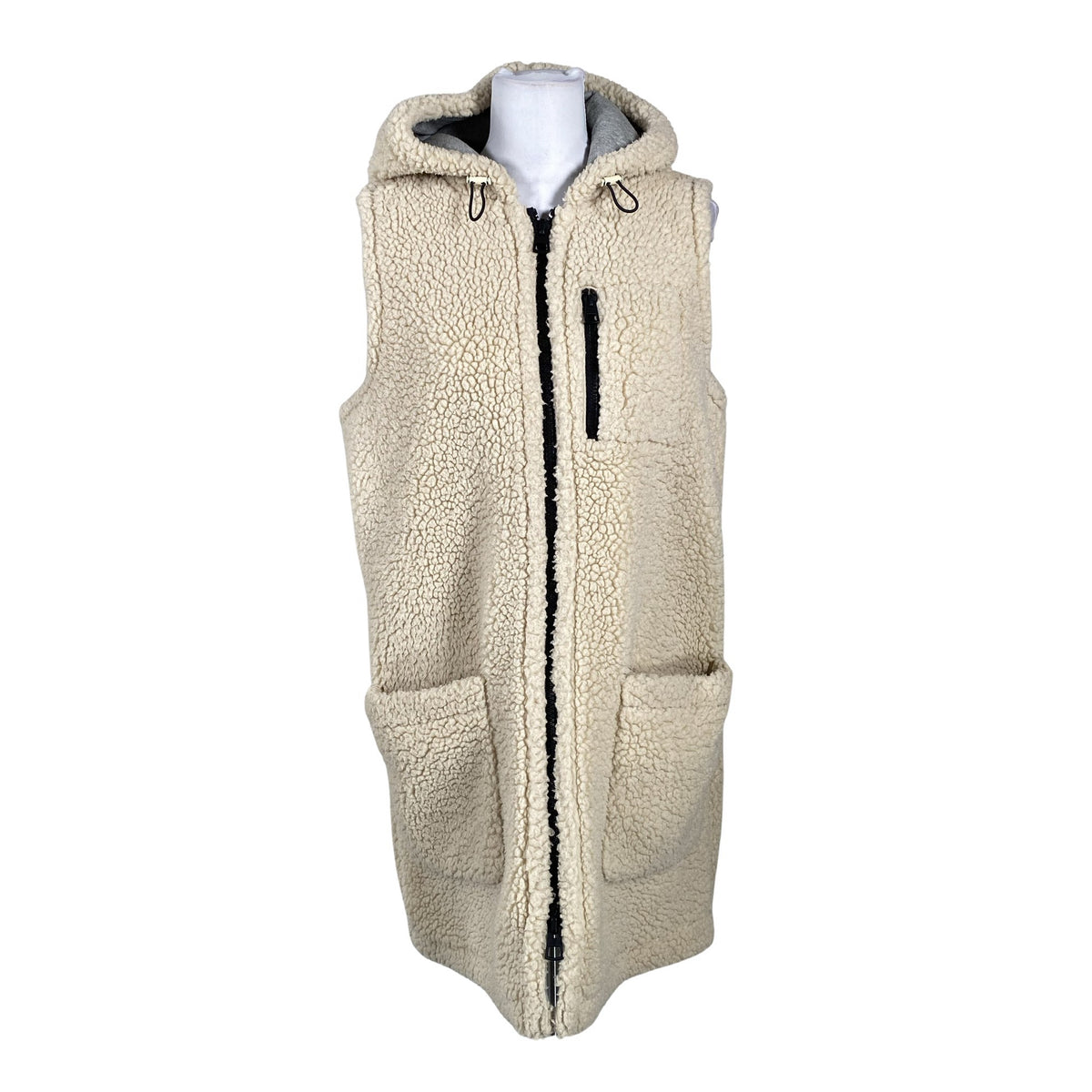Unisex Marc O'Polo - Fleece vest, size 38 - Beige (1)
