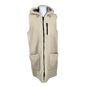 Unisex Marc O'Polo - Fleece vest, size 38 - Beige (1)