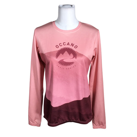 Unisex Occano - Sports shirt, long sleeve, size 38 - Light pink ()