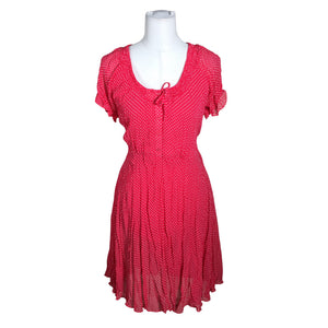 Unisex b.Young - Schiffon dress, size 40 - Red (1)