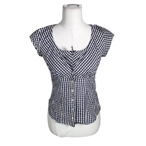 Unisex Ril's - Short-sleeved blouse, size 34 - Blue (1)