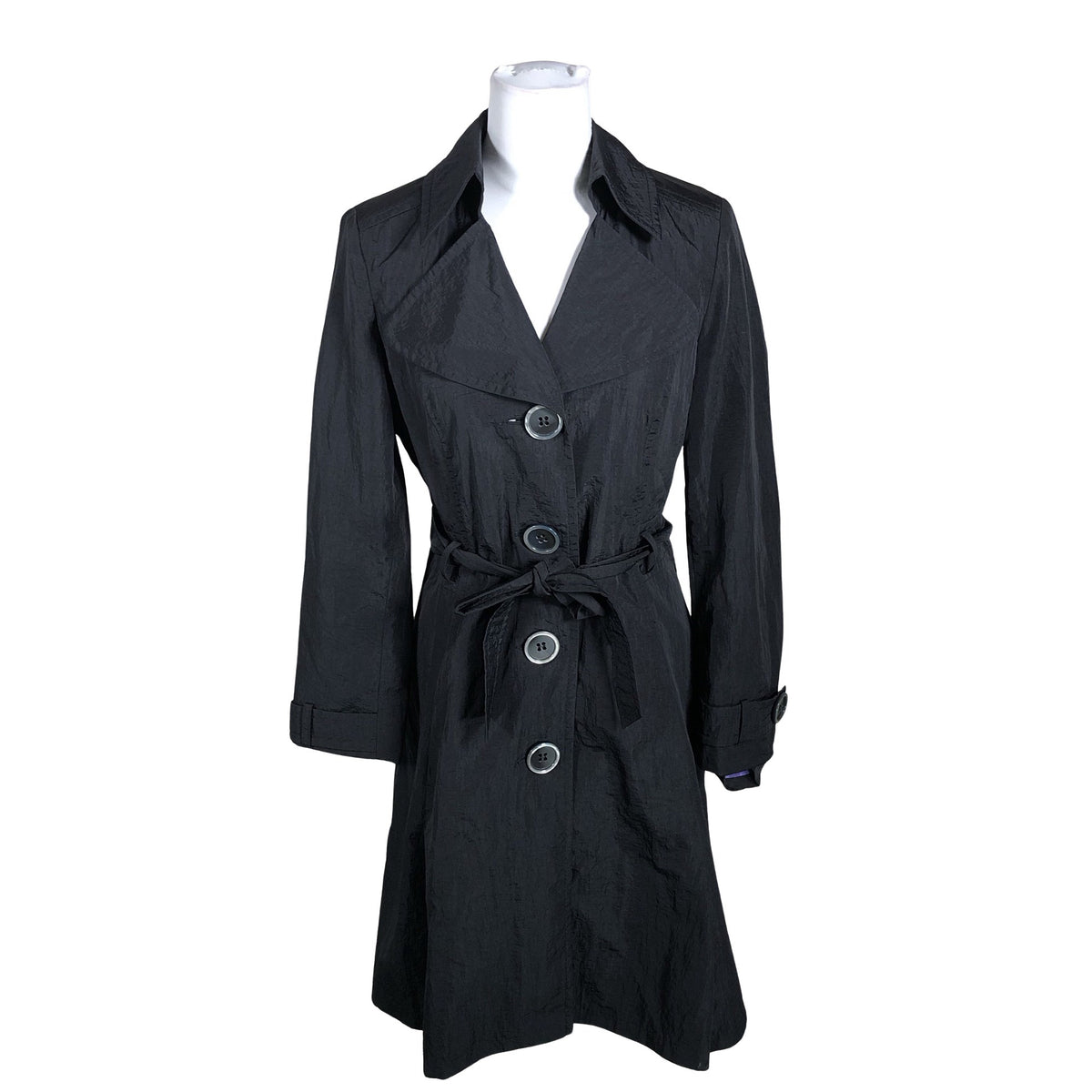 Unisex MasCara - Trench coat, size 36 - Black (1)