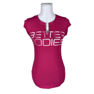 Unisex Better Bodies - Sports shirt, short sleeve, size 36 - Pink (1)