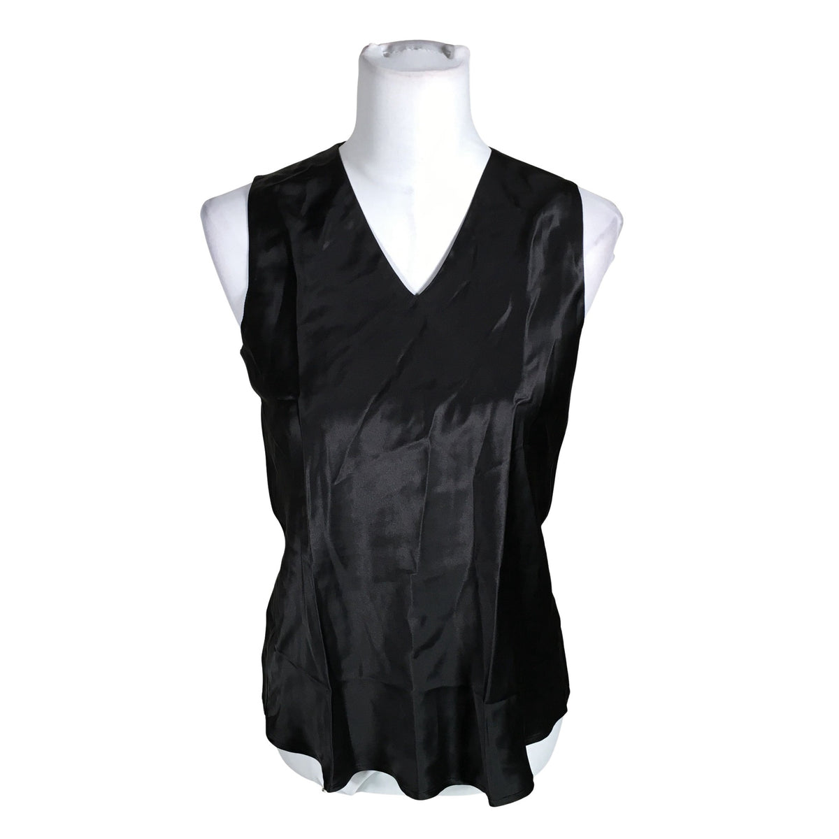 Unisex Ellesilk - Top, size 36 - Black (1)