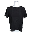 Unisex R-collection - Short-sleeved blouse, size 36 - Black ()