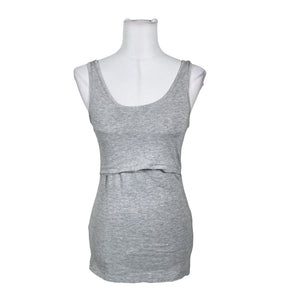 Unisex Anna Field Mama - Tricot tank top, size 38 - Gray (1)