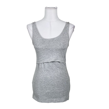 Unisex Anna Field Mama - Tricot tank top, size 38 - Gray ()