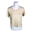 Unisex Samsoe&Samsoe - T-shirt, size 38 - Beige ()