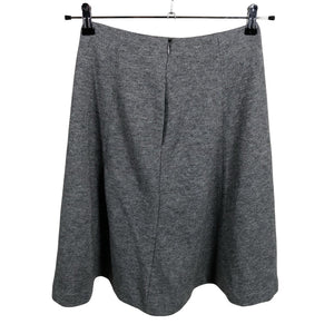 Unisex Uniqlo - Tricot skirt, size 36 - Gray (2)