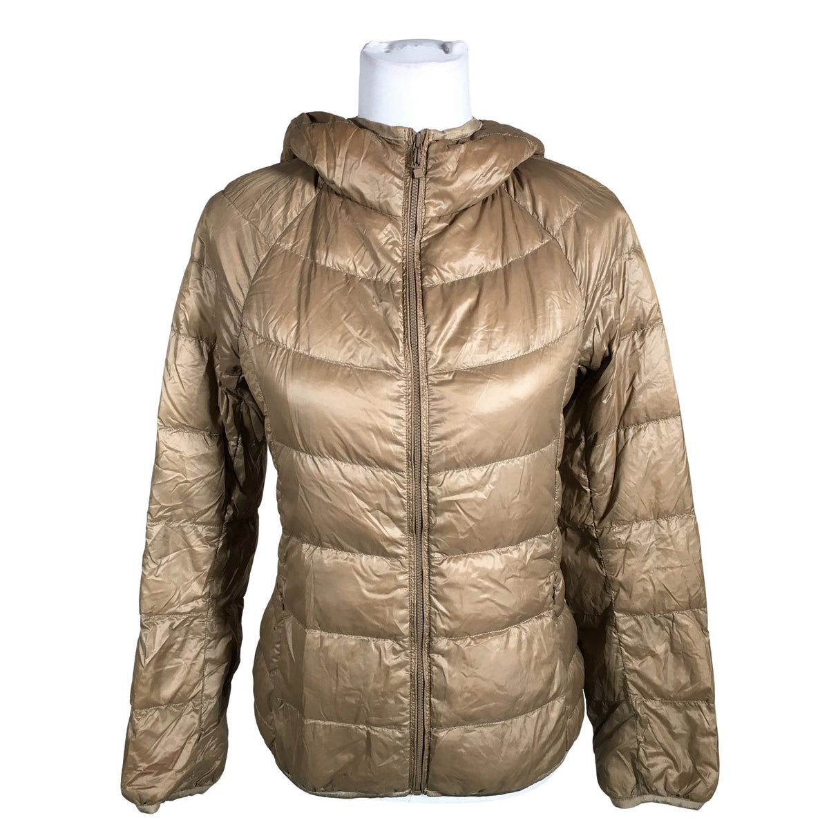 Unisex Uniqlo - Light down jacket, size 36 - Brown (1)