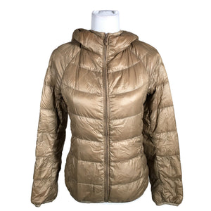 Unisex Uniqlo - Light down jacket, size 36 - Brown (1)