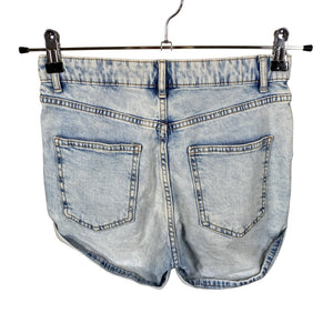 Unisex Lindex - Denim shorts, size 158 - 164 - Light blue (2)