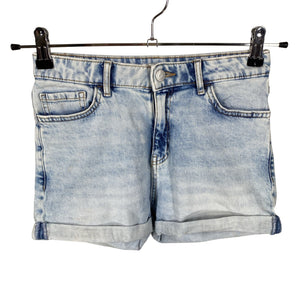 Unisex Lindex - Denim shorts, size 158 - 164 - Light blue (1)