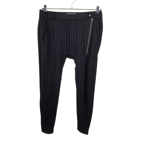 Unisex Luxury - Tricot pants, size 38 - Black ()