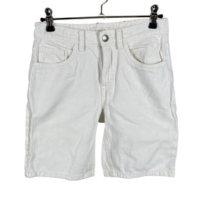 Unisex Lindex - Denim shorts, size 152 - 158 - White (1)