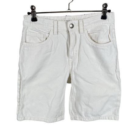 Unisex Lindex - Denim shorts, size 152 - 158 - White ()