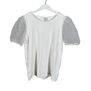 Unisex Lindex - T-shirt, size 122 - 128 - White (1)