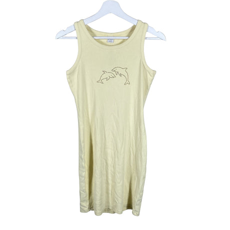 Unisex Lindex - Tricot dress, size 158 - 164 - Yellow ()