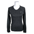 Unisex Nike - Sports shirt, long sleeve, size 34 - Gray ()