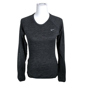 Unisex Nike - Sports shirt, long sleeve, size 34 - Gray (1)
