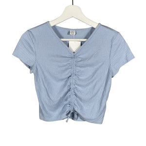 Unisex Lindex - T-shirt, size 164 - 170 - Light blue (1)