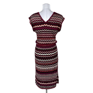 Unisex Lindex - Knit dress, size 36 - Wine red (2)