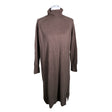 Unisex Muji - Knit dress, size 40 - Brown ()