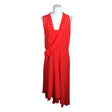 Unisex Comma - Schiffon dress, size 40 - Red ()