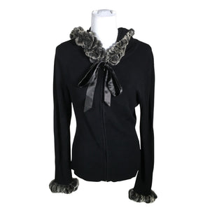 Unisex Léo Guy - Cardigan, size 38 - Black (1)