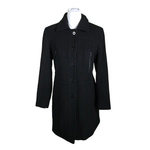 Unisex MasCara - Wool coat, size 40 - Black (1)