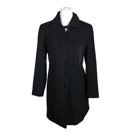Unisex MasCara - Wool coat, size 40 - Black ()