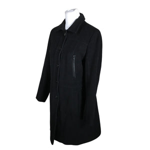 Unisex MasCara - Wool coat, size 40 - Black (3)