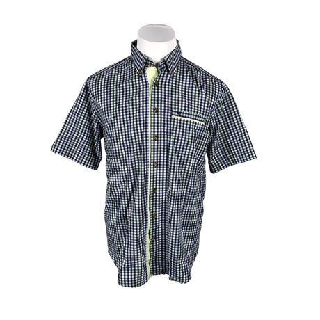 Unisex Seidensticker - Collared shirt, size L - Blue ()