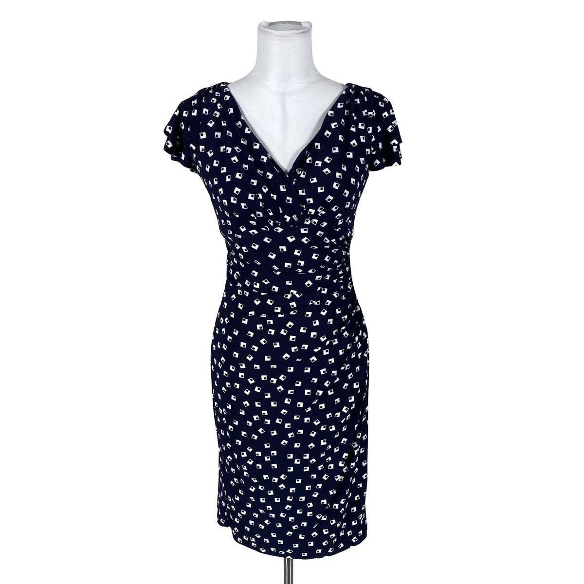 Unisex Lauren Ralph Lauren - Tricot dress, size 34 - Blue (1)