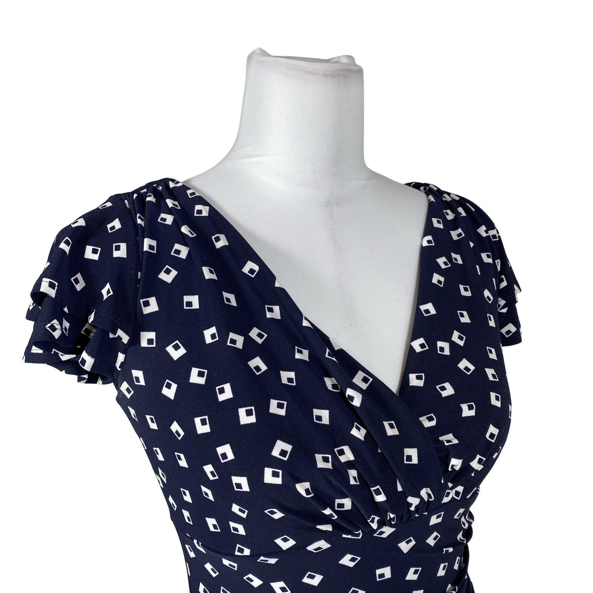 Unisex Lauren Ralph Lauren - Tricot dress, size 34 - Blue (3)