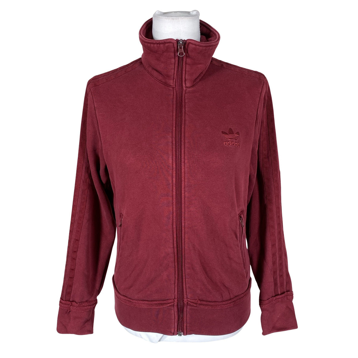 Unisex Adidas - Sweatshirt, size 38 - Wine red (1)