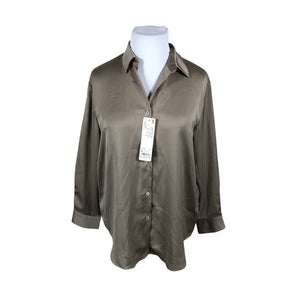 Unisex Uniqlo - Blouse, size 42 - Brown (1)