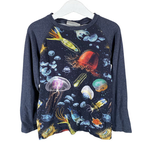 Unisex Molo Kids - Tricot shirt, size 122 - 128 - Blue (1)