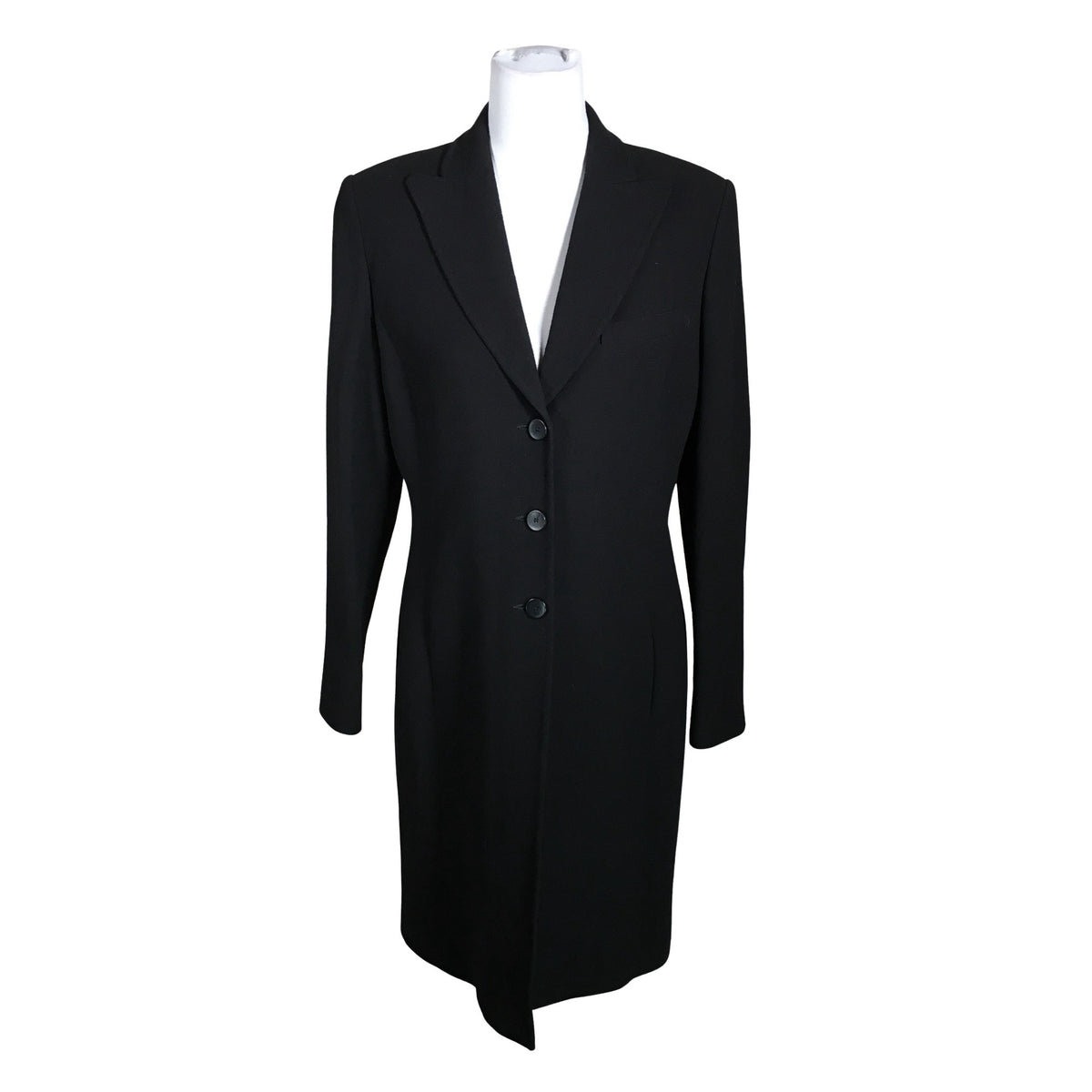 Unisex Ril's - Wool coat, size 40 - Black (1)