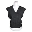 Unisex Massimo Dutti - Knit vest, size 36 - Gray ()