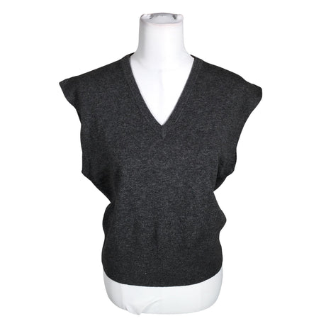Unisex Massimo Dutti - Knit vest, size 36 - Gray ()