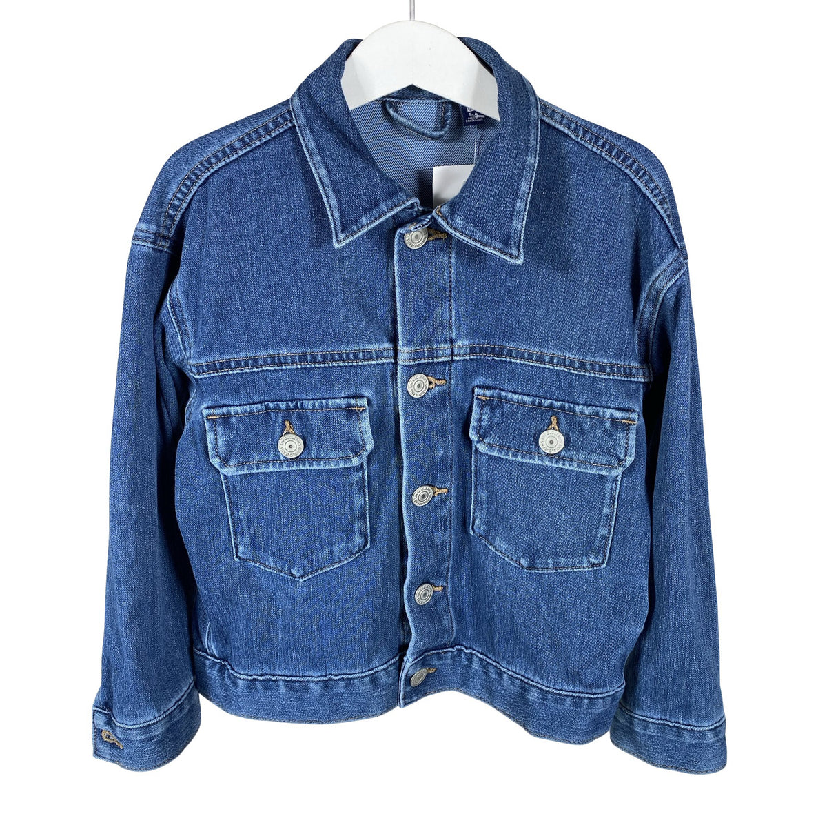 Unisex Uniqlo - Denim jacket, size 110 - 116 - Blue (1)