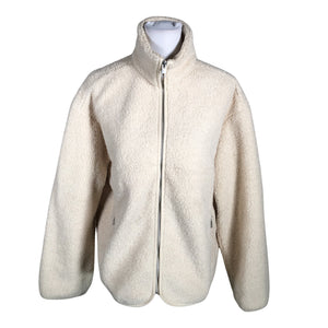 Unisex MSCH Copenhagen - Faux fur coat, size 38 - Natural white (1)