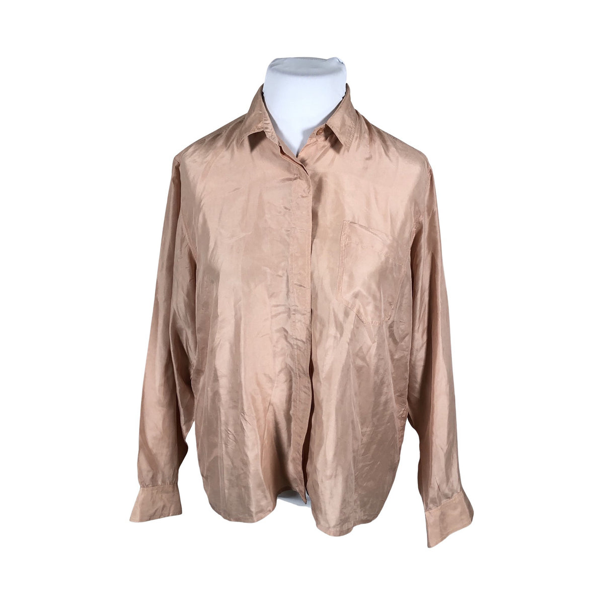 Unisex Stockmann Silk - Blouse, size 44 - Beige (1)