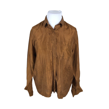 Unisex Stockmann Silk - Blouse, size 44 - Brown ()