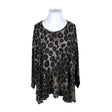 Unisex AKH Fashion - Tricot tunic, size 44 - Brown ()