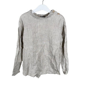 Unisex Hulmu - Blouse, size 122 - 128 - Beige (1)